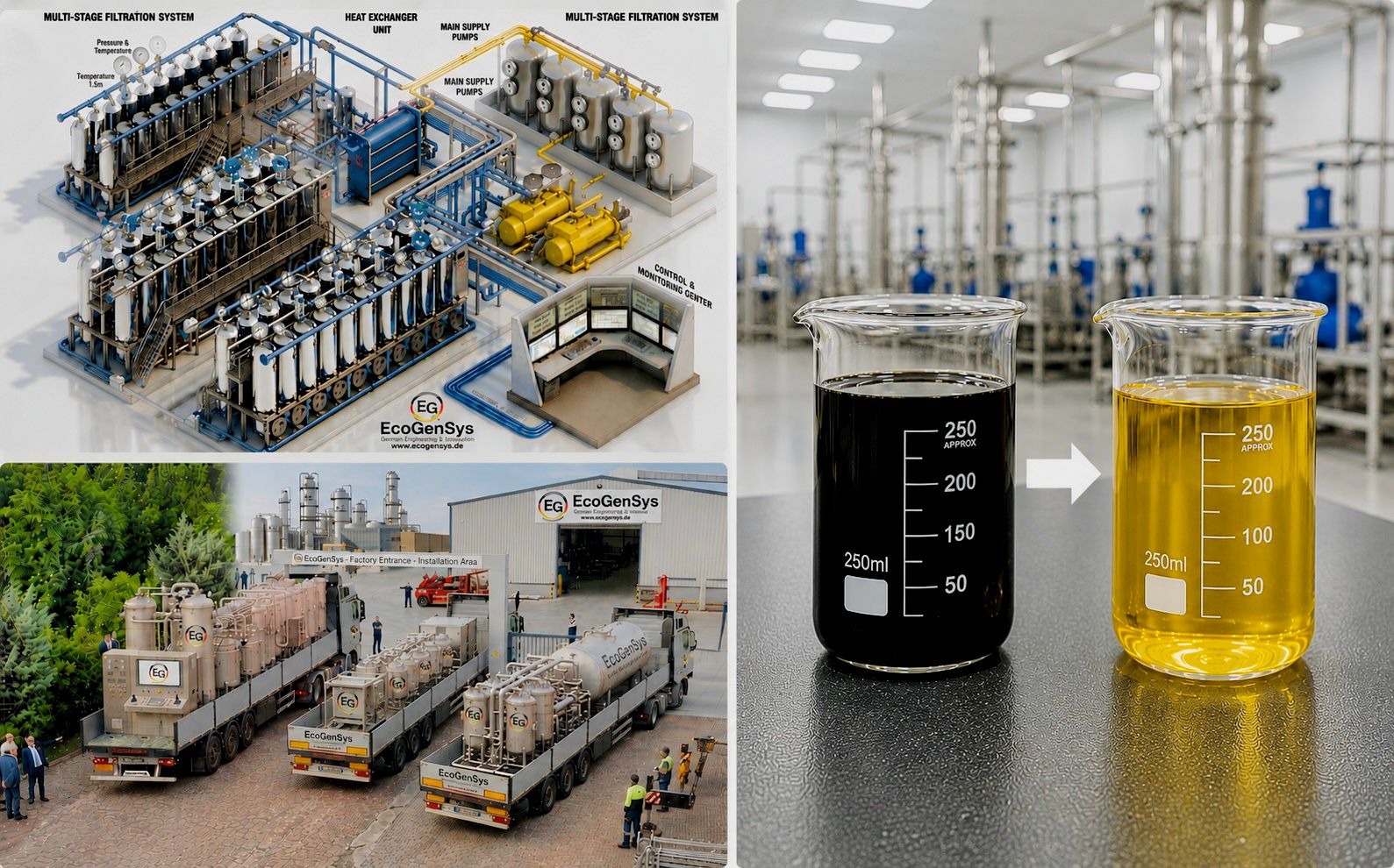 Deasphaltene-Decoloring-Dewaxing Unit