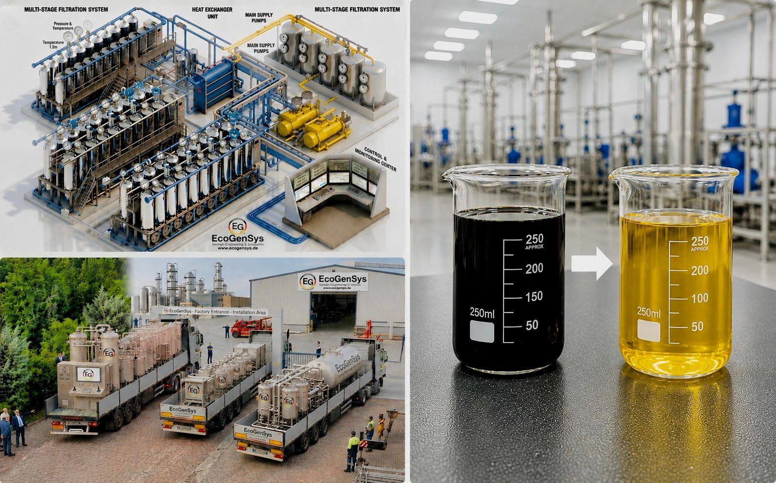 Deasphaltene-Decoloring-Dewaxing Unit
